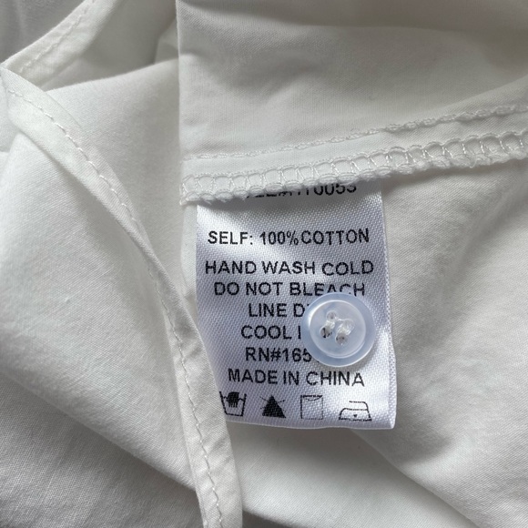 Hersy white cotton topper - Picture 4 of 4